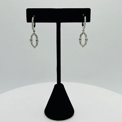 18KT White Gold Earrings