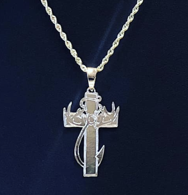 10kt Yellow Gold Sportsman Cross