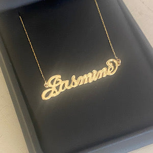 14kt Yellow Gold High Polish Nameplate