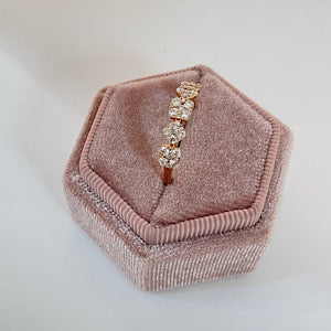 14kt Rose Gold .53ctw Diamond Ring