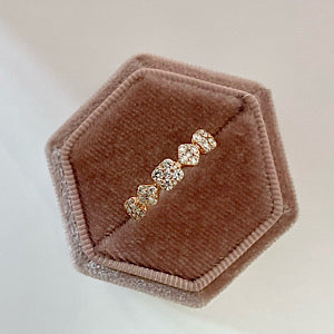 14kt Rose Gold .53ctw Diamond Ring