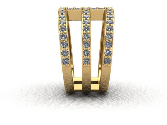 Gold 3-band Ring