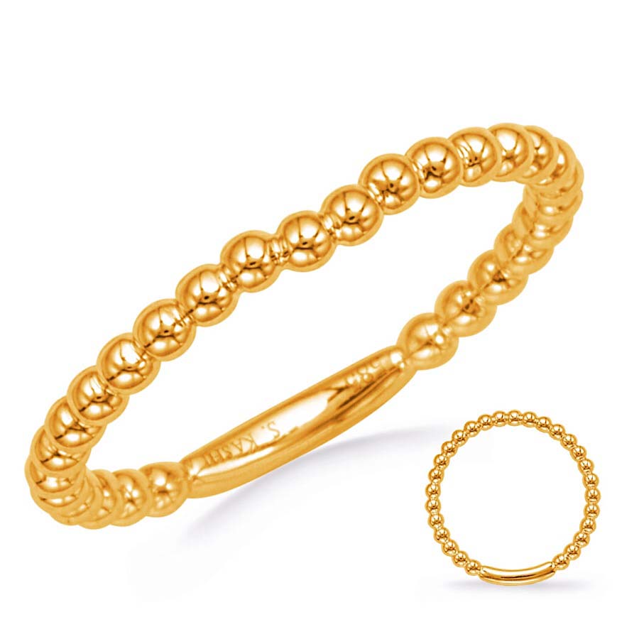 10kt Yellow Gold Bead Ring