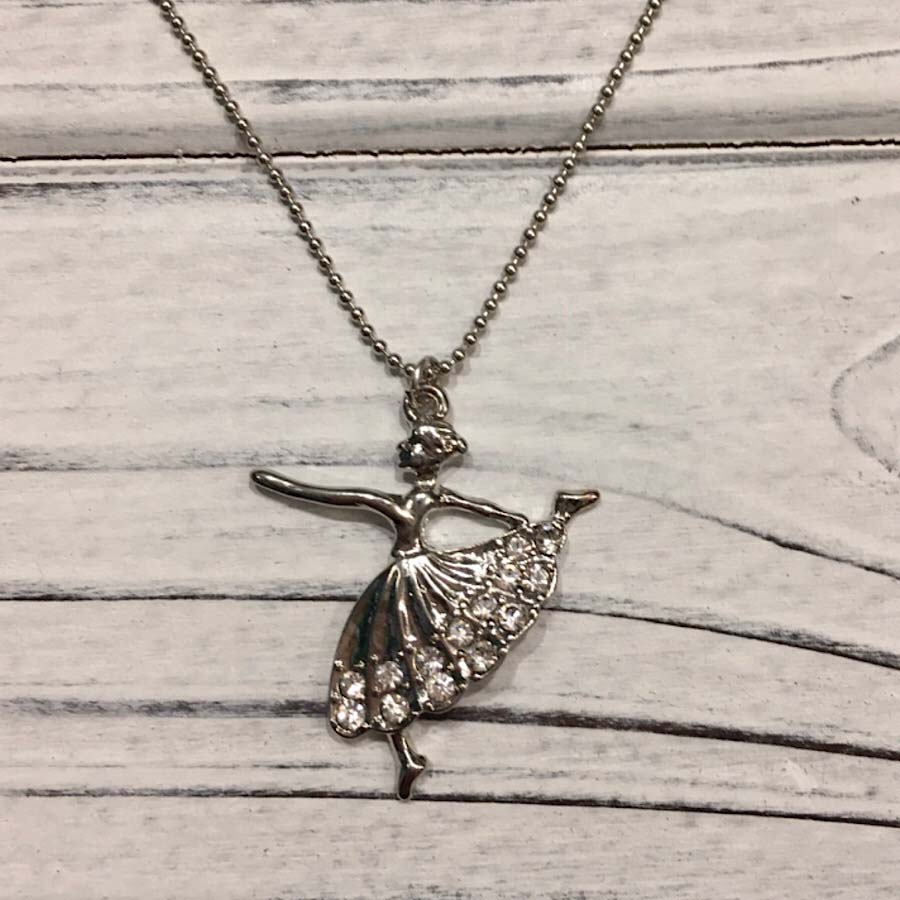 Dancing Balerina  Approx 1in 18' Chain Included