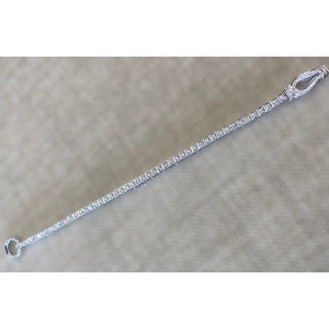 14kt White Gold 2ctw Fancy Clasp Tennis Bracelet