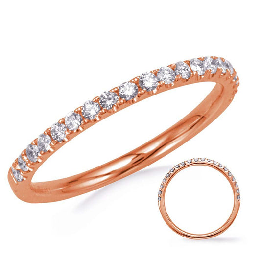 10kt Rose Gold .15ctw Diamond Band