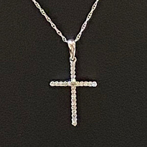 10kt White Gold .10ctw Round Diamonds