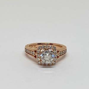 14kt Rose Gold Enagement Ring