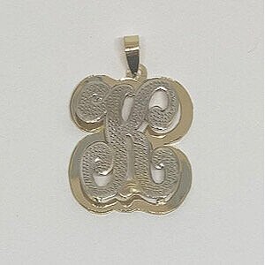 Single letter raised initial