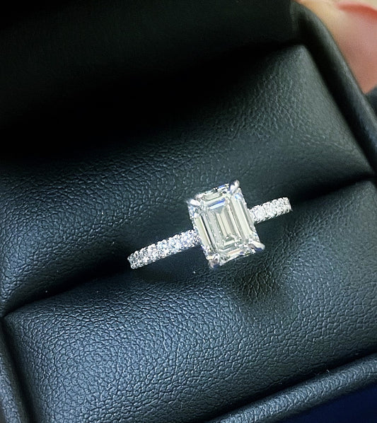 Natural Emerald Cut Diamond