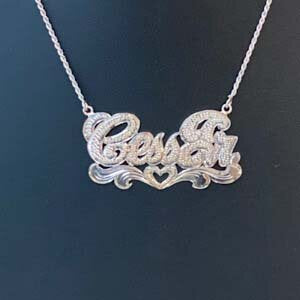 Custom Sterling Silver Monogram