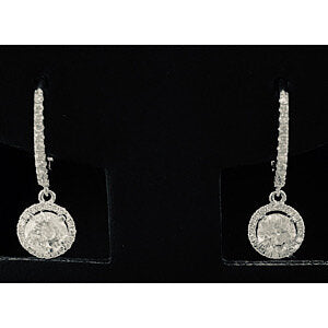 14kt White Gold Allison Earrings