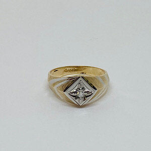 Two Tone Gold Ring
