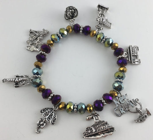 New Orleans Mardi Gras Bracelet!