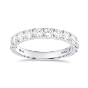 LAB GROWN! 14k WG 1.50ctw Prong Set Lab Grown Diamond Band