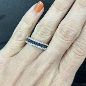 Sapphire & Diamond Band!