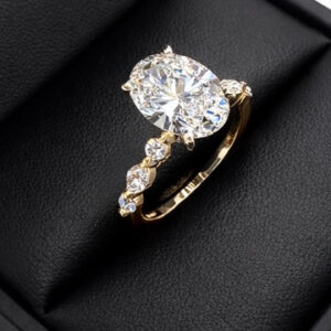 3CT Oval Lab Grown Diamond