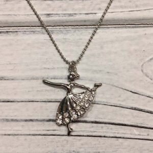 Dancing Balerina  Approx 1in 18' Chain Included