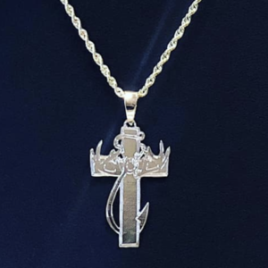 10kt Yellow Gold Sportsman Cross