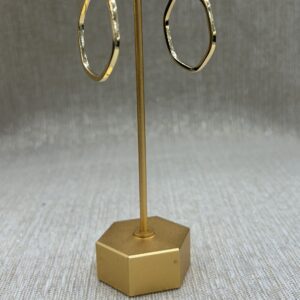 10kt Yellow Gold Octagon Shape Earrings!