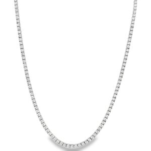 Lab Grown Round Diamond 5.15ctw Tennis Necklace