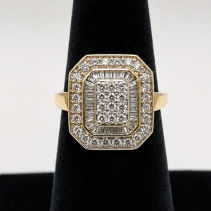 14 KT Yellow Gold 1.25ct Natural Diamond Ring