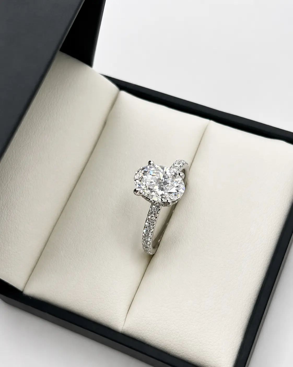 Hidden Halo Engagement Rings in metairie - st amant jewelry
