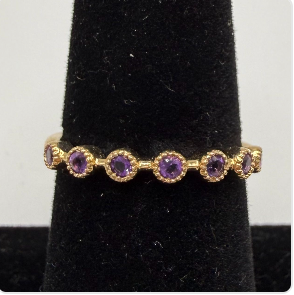 Feb Ameth Birthstone Ring