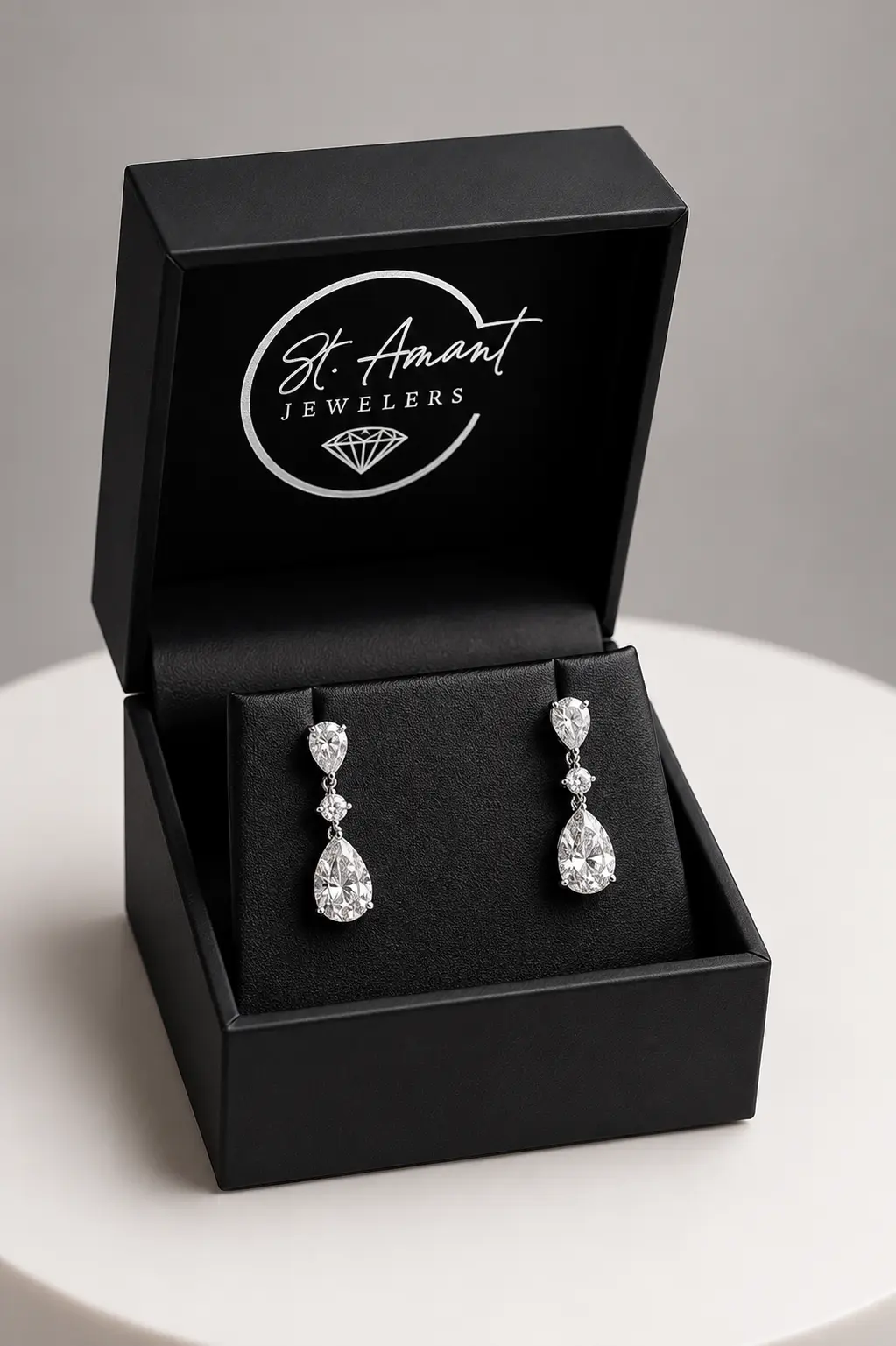 jewelry store in metairie - drop diamond earrings